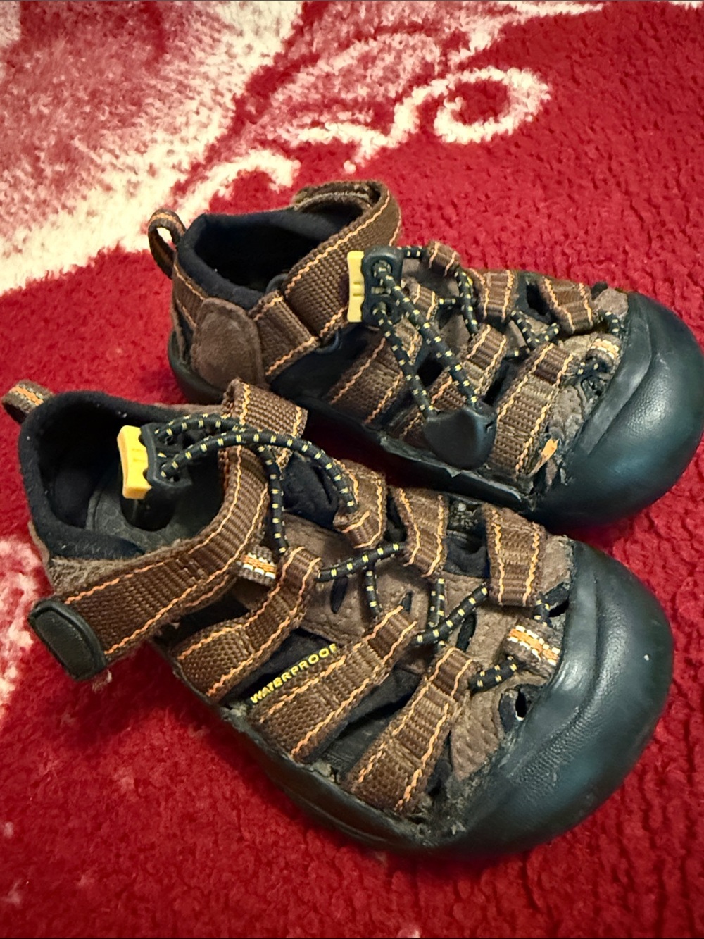 Keen Kids Brown and Black Waterproof Outdoor Sandals